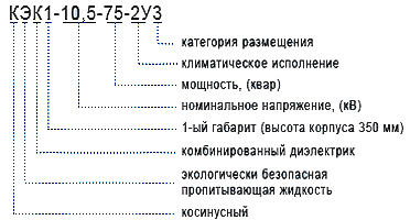 Маркировка конденсаторов КЭП 