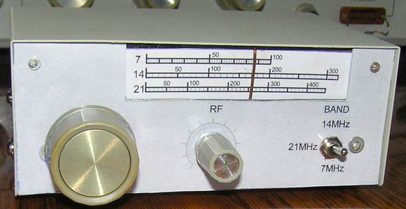 Внешний вид приемника на транзисторах (КВ диапазоны 7, 14, 21 МГц)