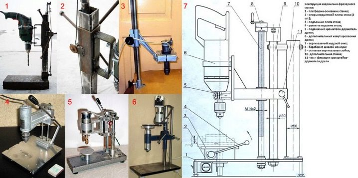 Станки из дрели: какие бывают и как можно сделать?