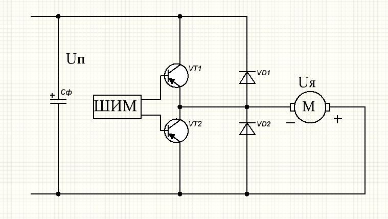 Схемы управления двигателями постоянного тока 12 вольт