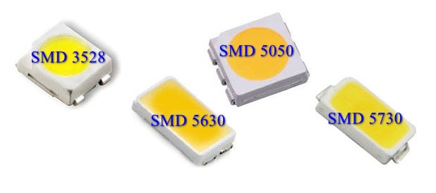Технические характеристики SMD 3528, 5630, 5050, 5730