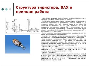 Структура тиристора