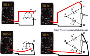 Особенности проверки транзистора