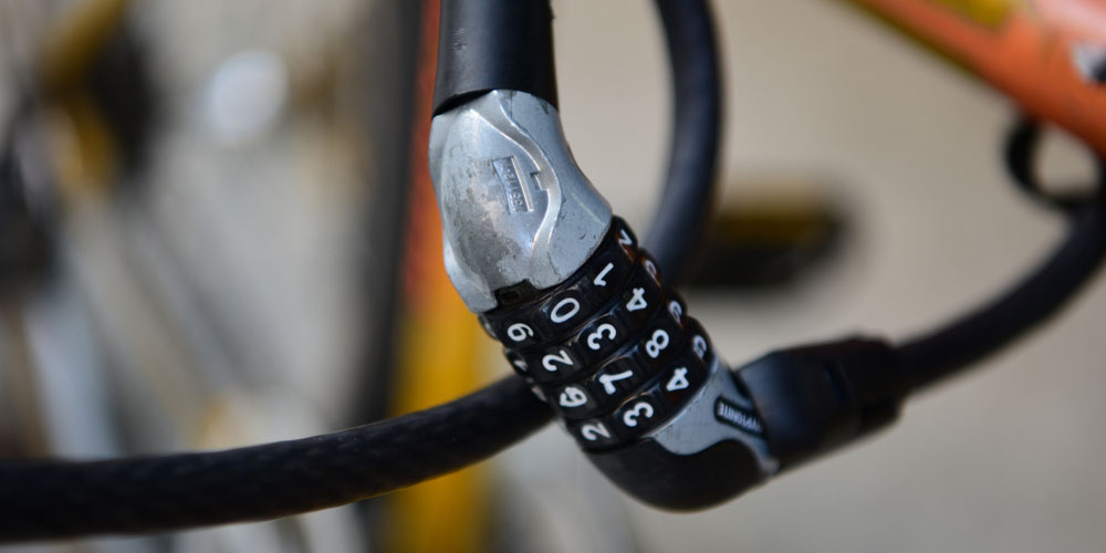 Combination Cable Bike Lock