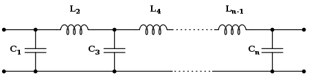 Фильтр Баттерворта с использованием топологии Кауэра