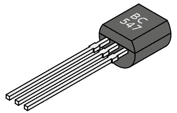 Checking BC 547 NPN Transistor