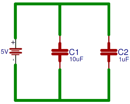 Capacitors in Parallel