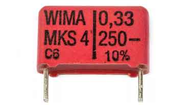 Polyester film capacitor type