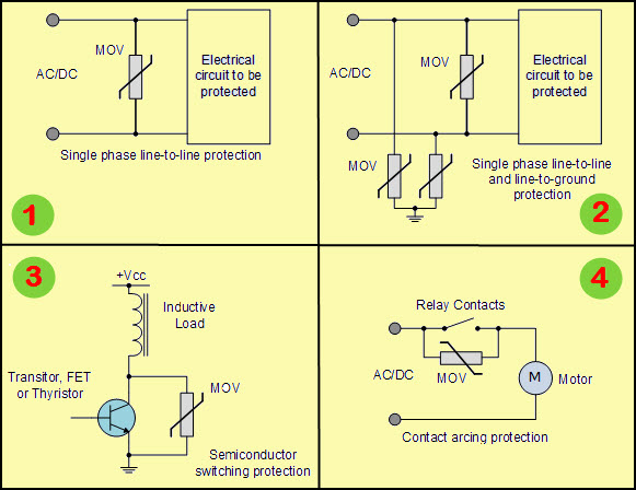 Varistor Applicaiton with Varistor Circuit