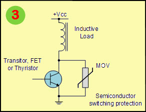 Varistor Circuit for Semiconductor Switching Protection