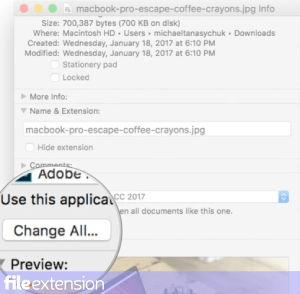 Associate software with DIP file on Mac