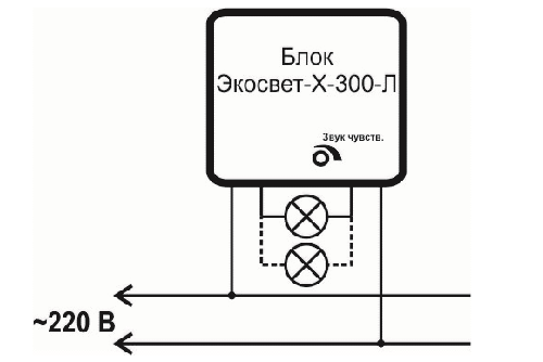 свет включающийся от хлопка ноотехника блок экосвет Х 200 300 купить в минске датчик хлопка