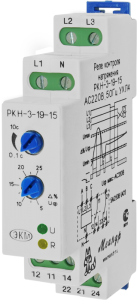 Реле контроля трехфазного напряжения РКН-3-19-15