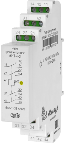 Промежуточное реле МРП-4-2