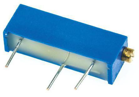 одстроечный резистор обозначение