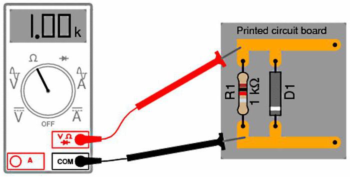 Как проверить резистор тестером